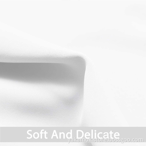 Rideaux occultants blanc pur 72 pouces de long